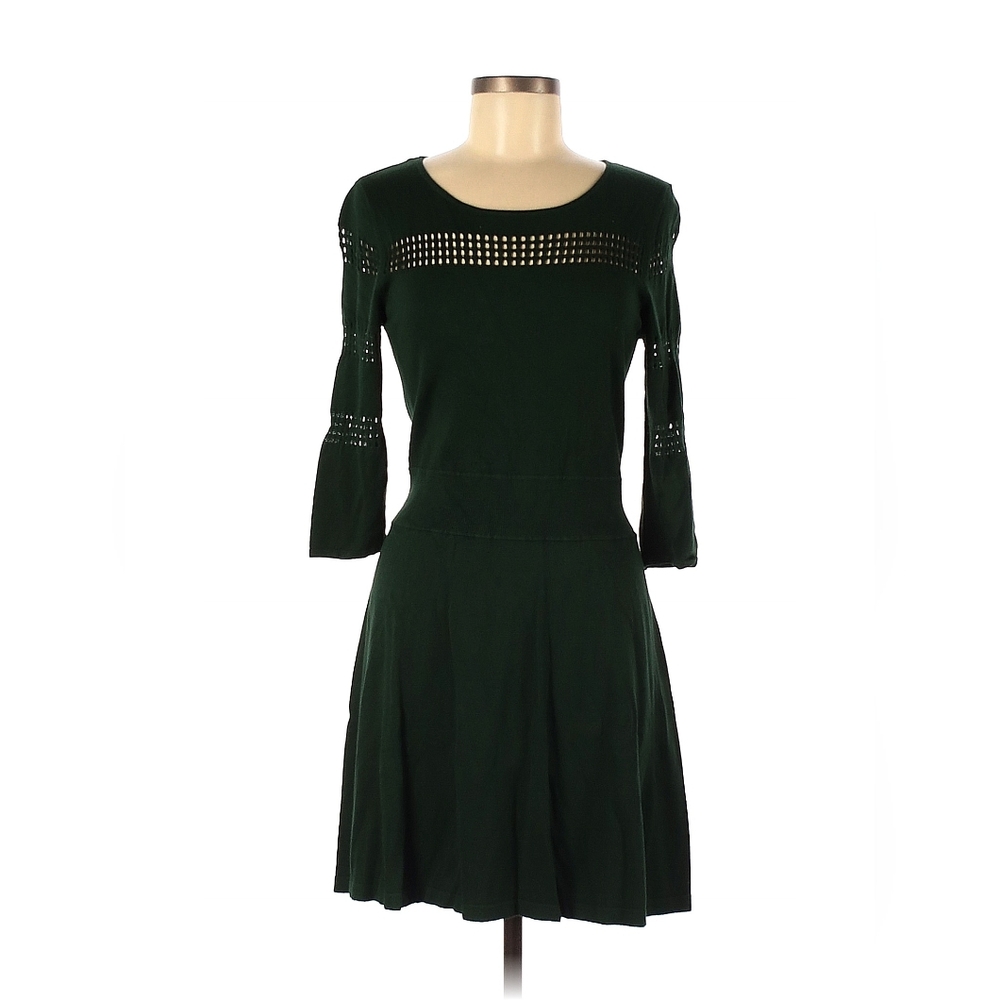 CeCe Green Knit Dress Women's M